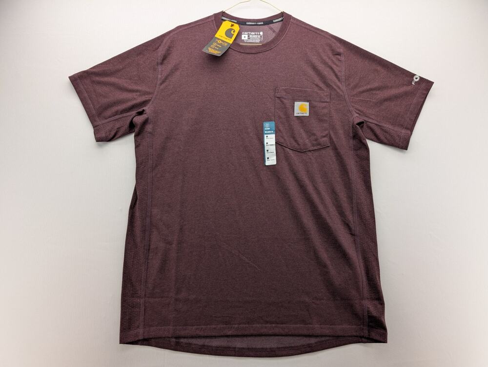 NWT Carhartt Force Relaxed Fit Short Sleeve Pocket T-Shirt size Medium